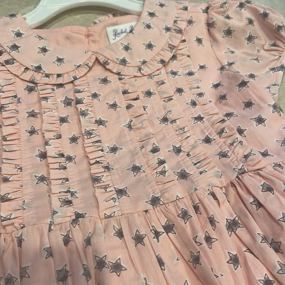 Rachel Riley London Ruffle Dress - Size 3 - Picture 2 of 3